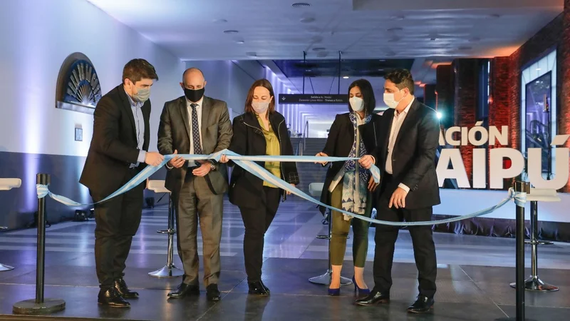 Trenes: Guerrera inauguró la remodelada conexión de la Línea Mitre y el Tren de la Costa
