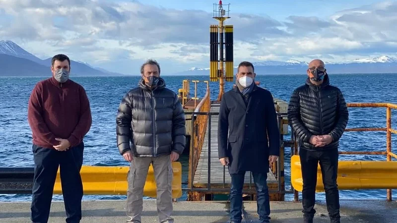 Se iniciaron los trabajos de campo del cruce que unirá Tierra del Fuego con el continente