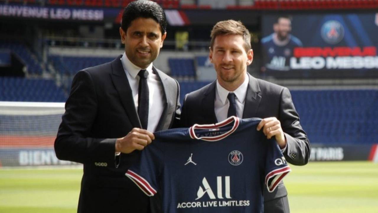 messi, psg, francia, dueño psg, Nasser Al-Khelaifi