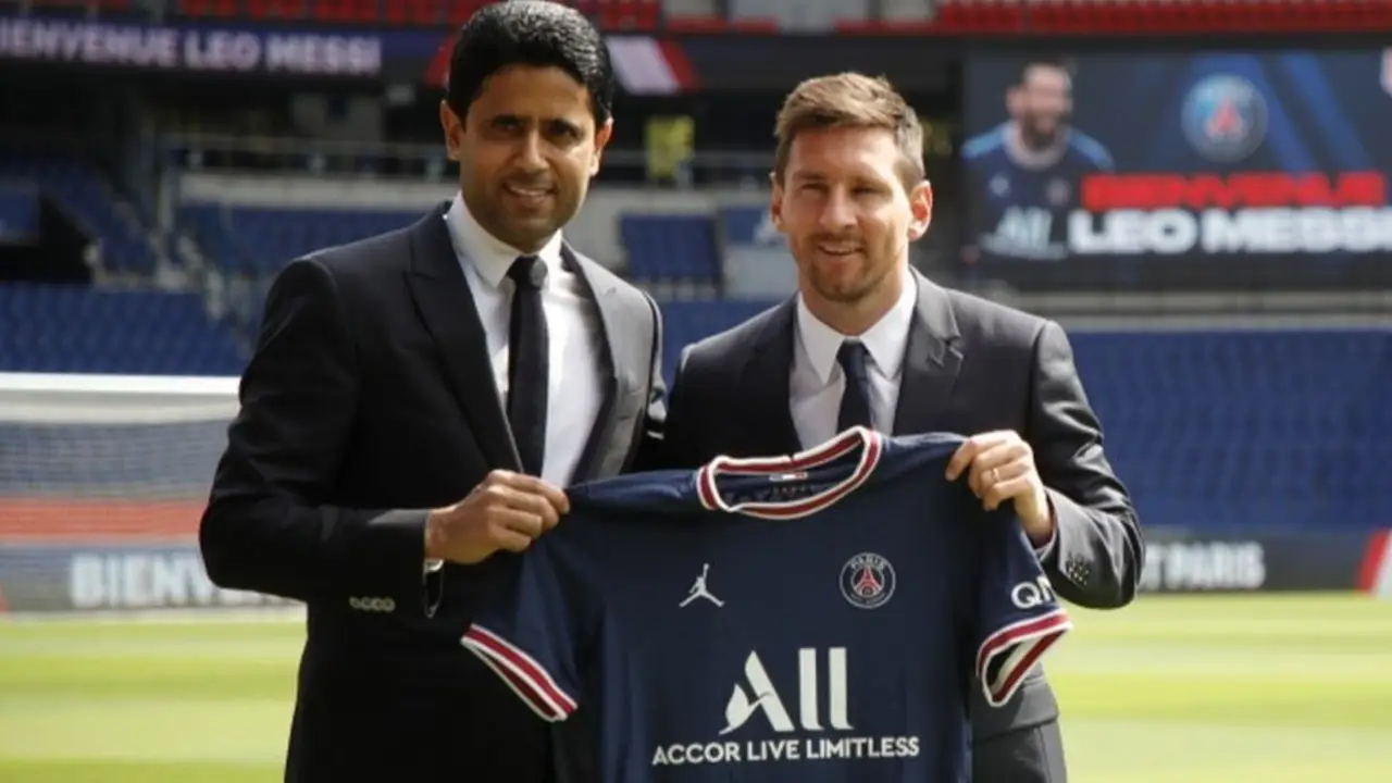 messi, psg, francia, dueño psg, Nasser Al-Khelaifi