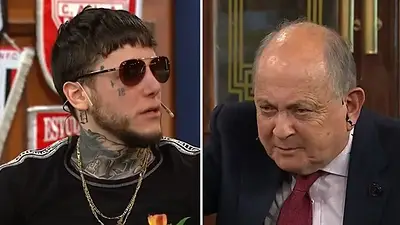 Chiche Gelblung, Alex Caniggia, Polémica en el Bar, televisión Chiche Gelblung, Alex Caniggia, Polémica en el Bar, televisión