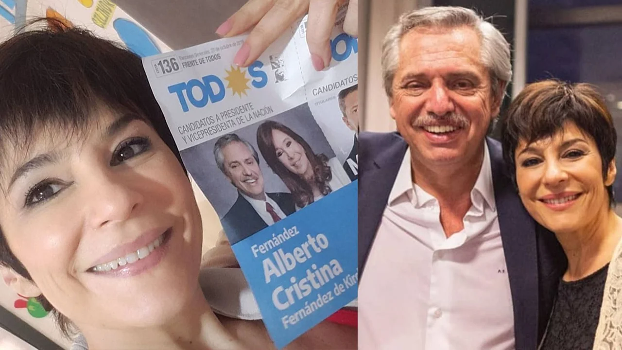 Carolina Papaleo Alberto Fernández