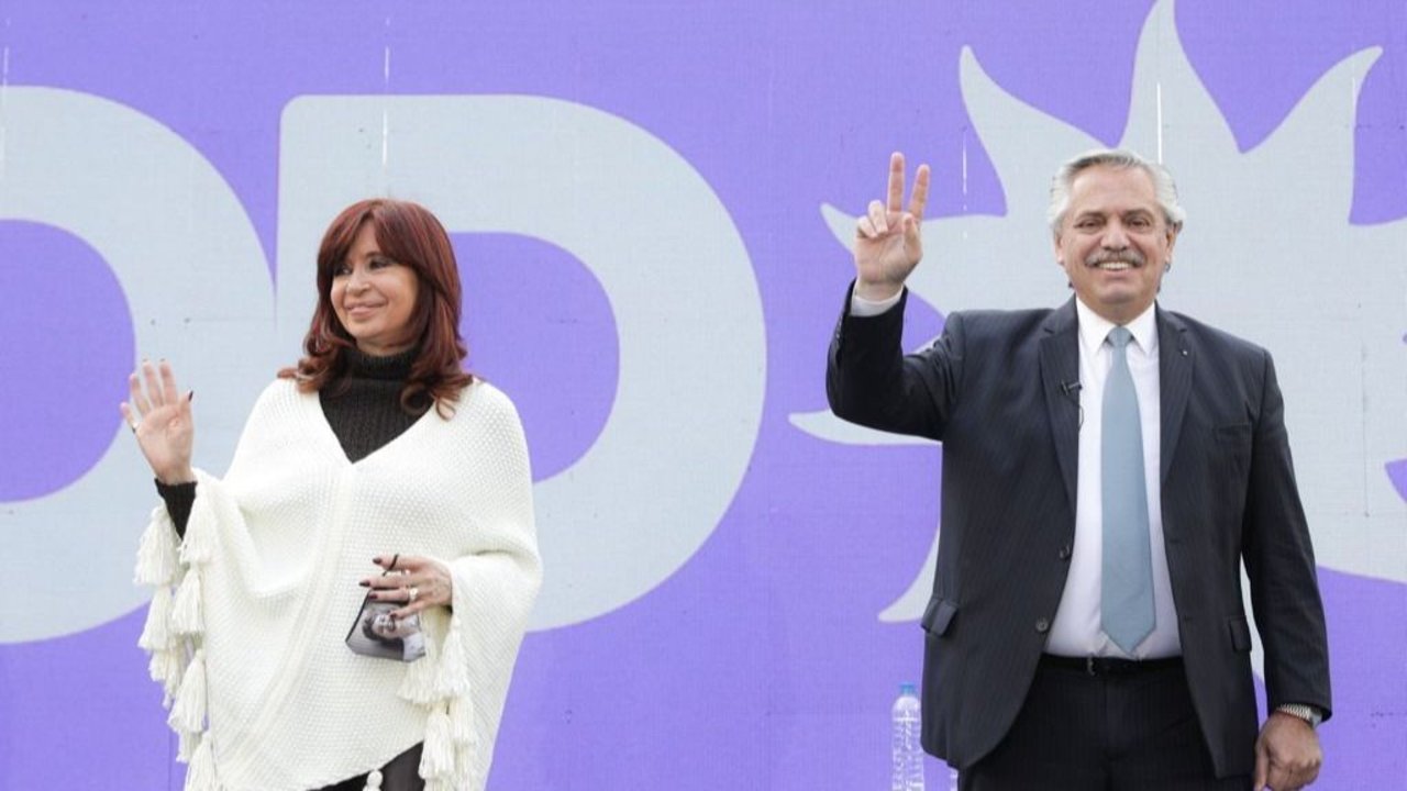 Alberto Fernández y Cristina Kirchner 