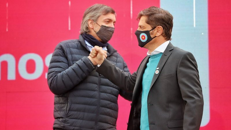 Kicillof y Máximo Kirchner 