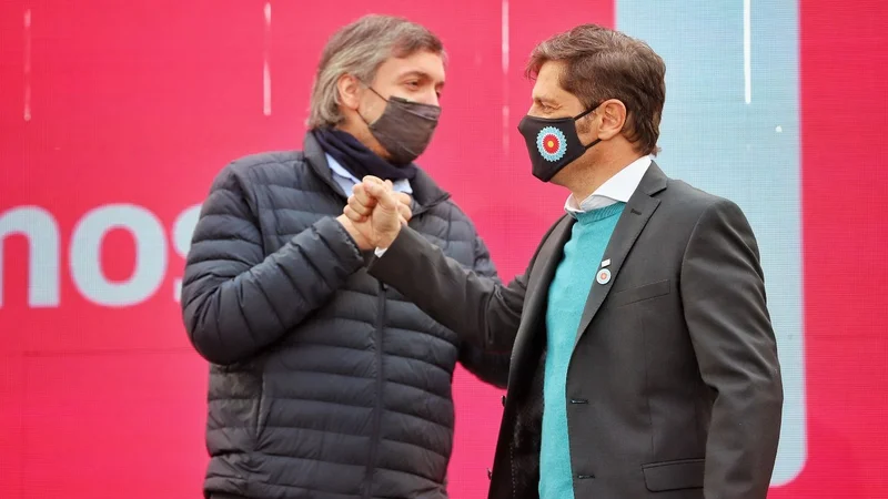 Kicillof y Máximo Kirchner 