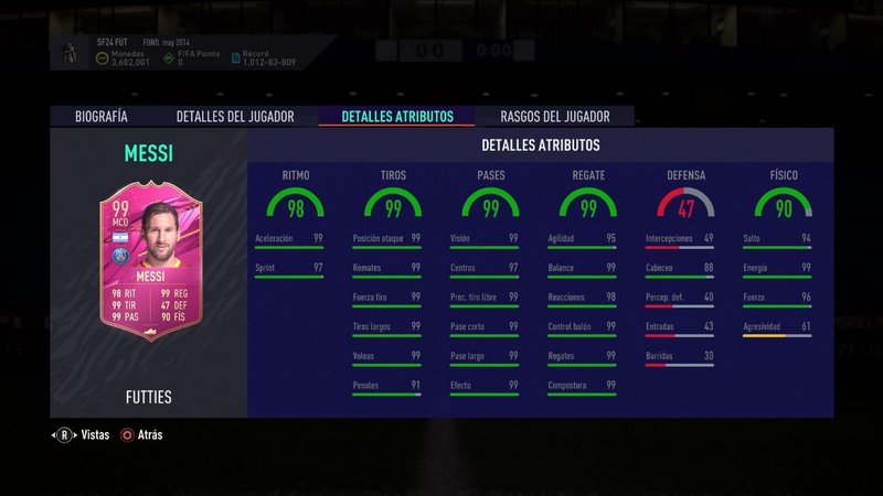 FIFA 21: la impresionante carta de Lionel Messi en PSG