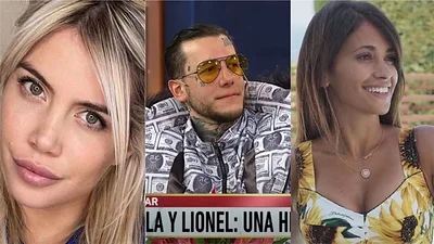 Wanda Nara, Alex Caniggia y Antonela Roccuzzo Wanda Nara, Alex Caniggia y Antonela Roccuzzo