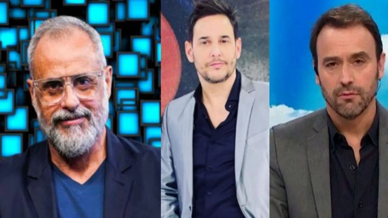 Jorge Rial, Adrián Pallares y Rodrigo Lussich.