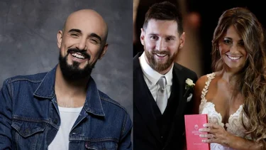 Abel Pintos y el día que cantó en la boda de Lionel Messi