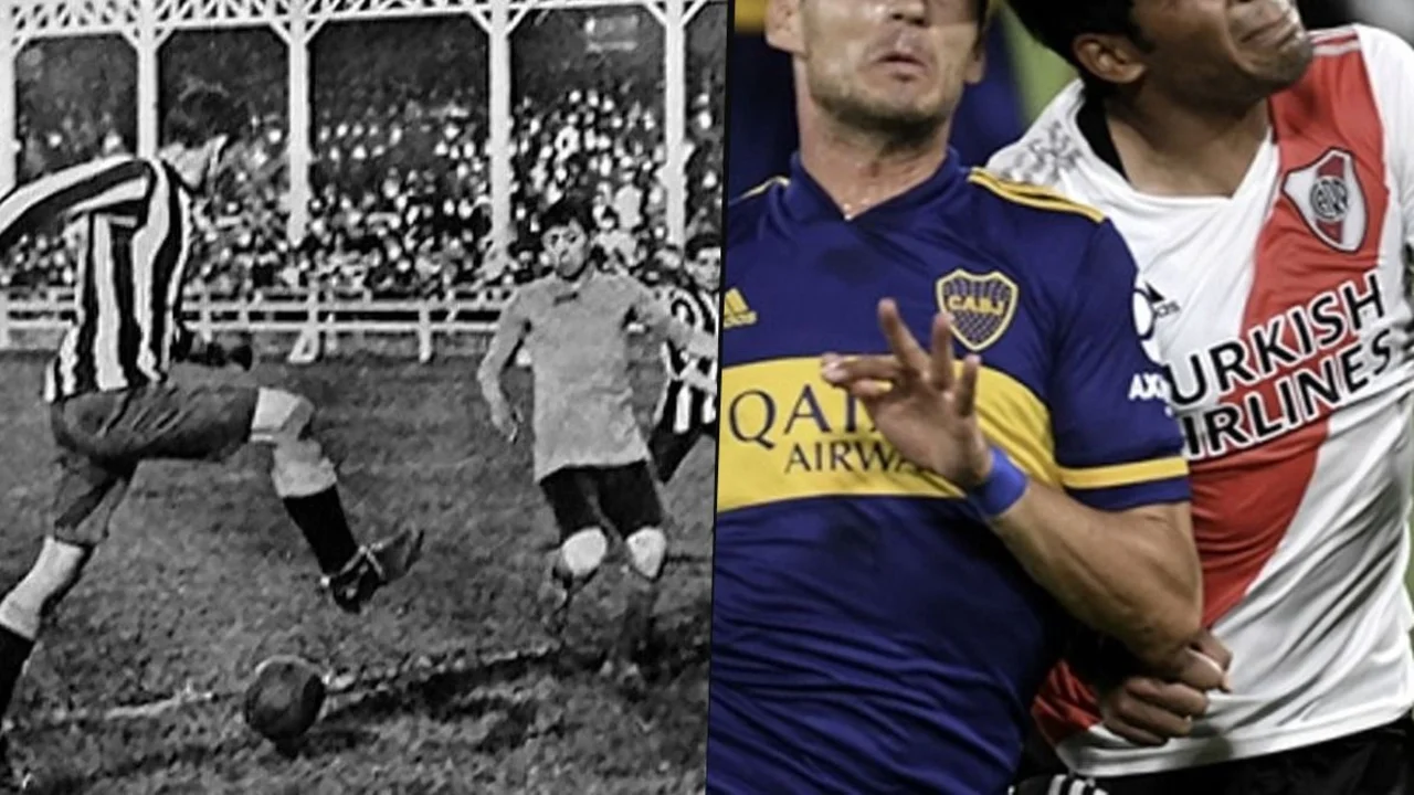 River y Boca jugaron el primer Superclásico del fútbol argentino, el 24 de agosto de 1913