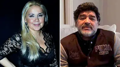 Diego Maradona, Verónica Ojeda, Polémica en el Bar, televisión Diego Maradona, Verónica Ojeda, Polémica en el Bar, televisión