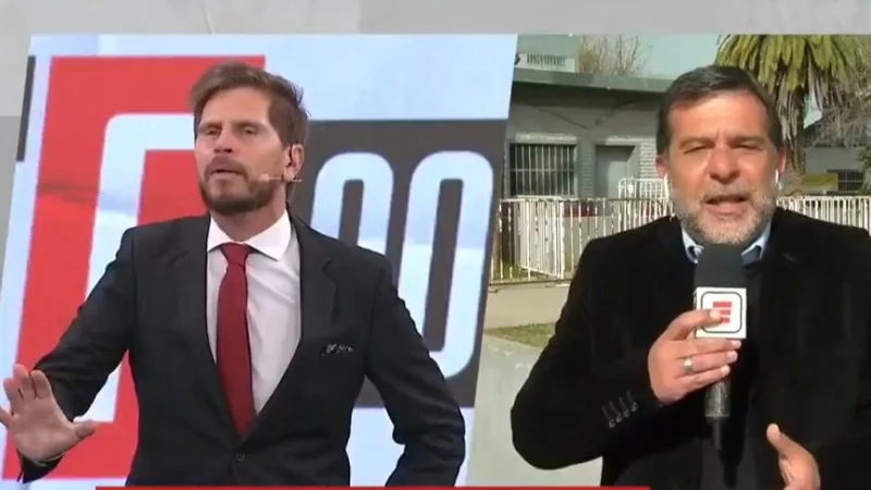 Sebastián Vignolo y el Profe Pellegrini