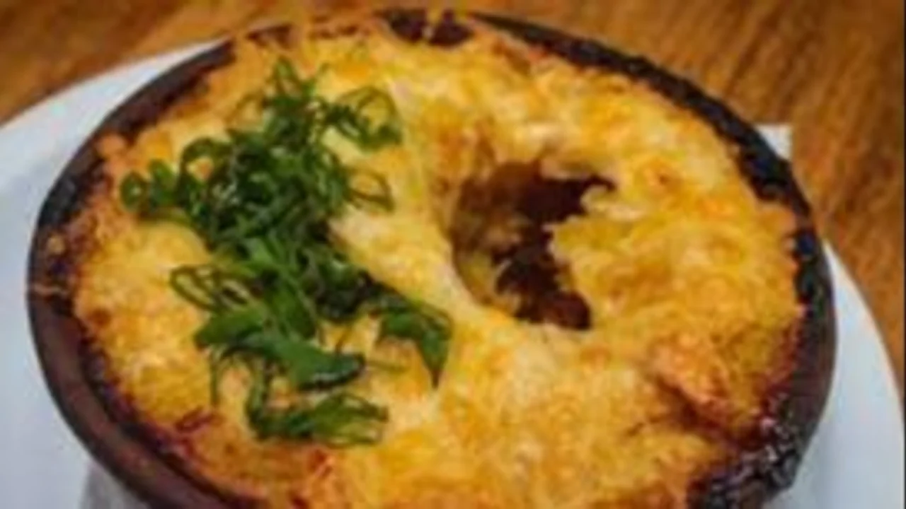 Pastel de batatas y bondiola braseada. Recetas de cocina.