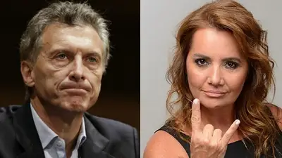 Mauricio Macri y Nancy Pazos. Mauricio Macri y Nancy Pazos.