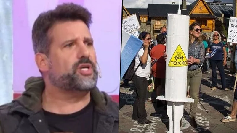 José María Listorti le respondió a los antivacunas que lo atacaron