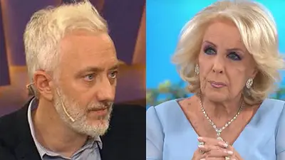 Andy Kusnetzoff y Mirtha Legrand. Andy Kusnetzoff y Mirtha Legrand.