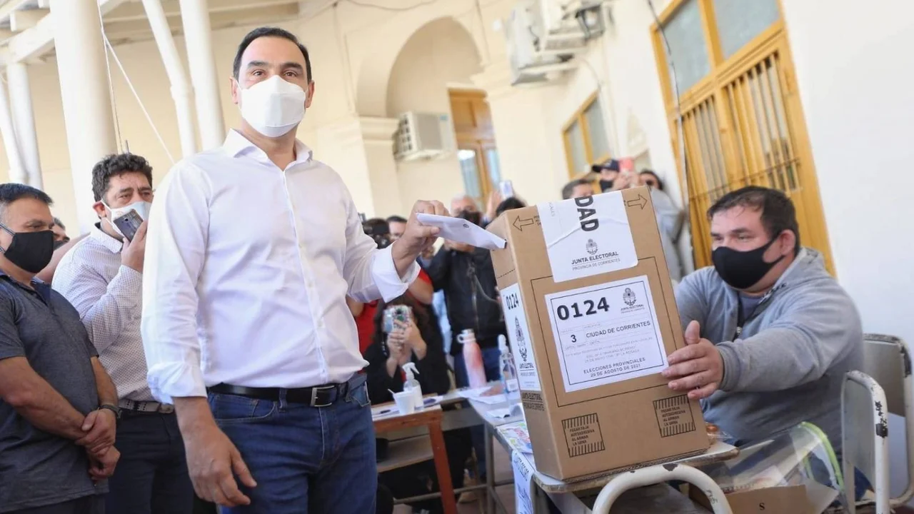 Elecciones 2021: Gustavo Valdes obtuvo la reelección en Corrientes