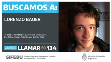 Buscan a Lorenzo Bauer, el sobrino del ministro de Cultura 