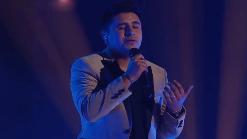 Francisco Benítez en La Voz Argentina.