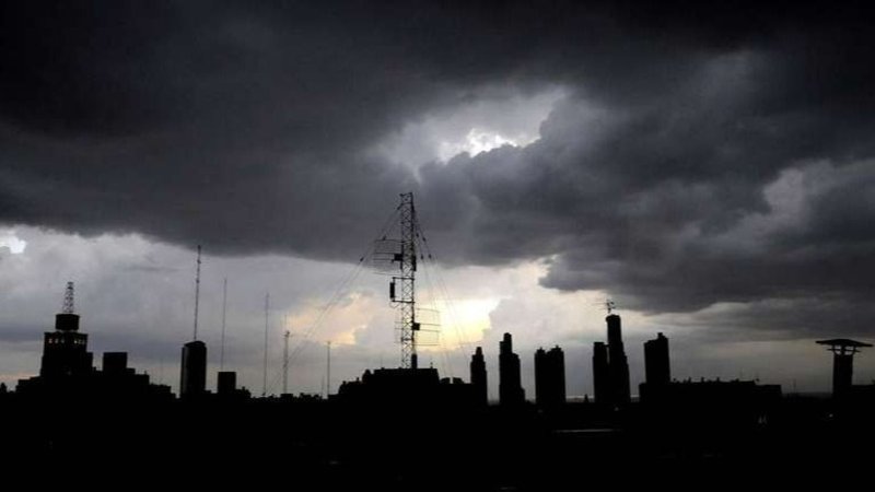 Alerta amarilla por tormentas. 