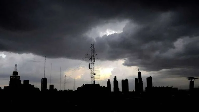 Alerta amarilla por tormentas. 