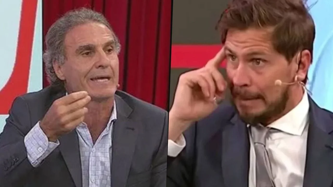 Oscar Ruggeri y Sebastián Vignolo