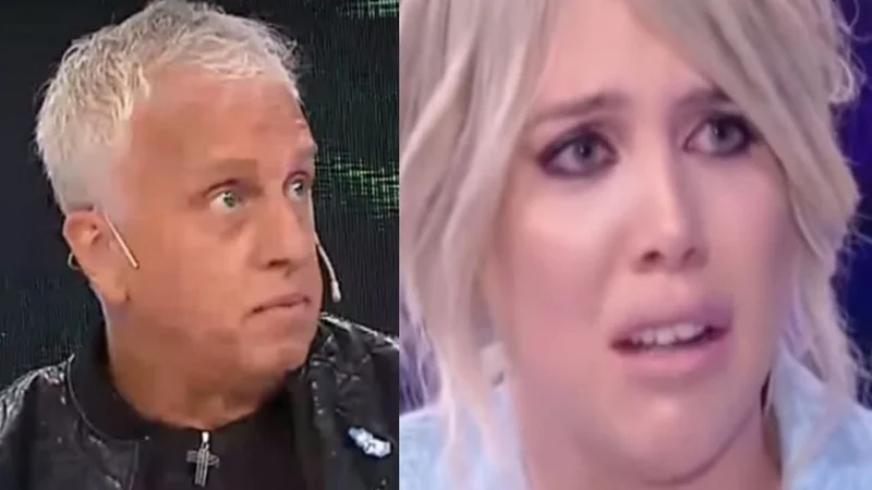 Andrés y Wanda Nara llorando.