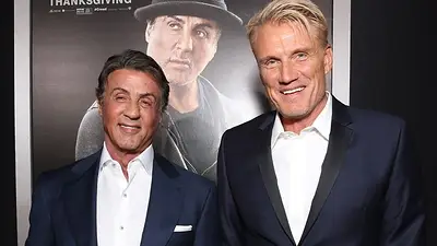 Rocky. Sylvester Stallone. Dolph Lundgren. Rocky. Sylvester Stallone. Dolph Lundgren.