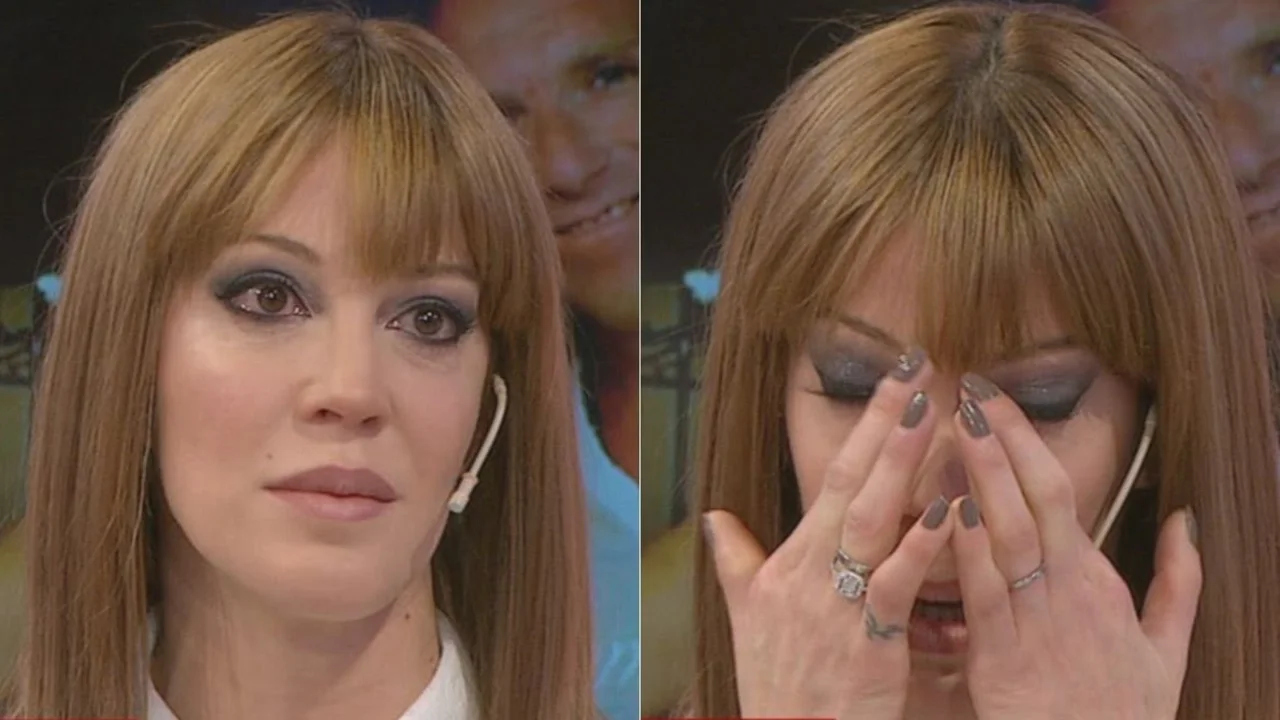 Accidente de Miriam Lanzoni. Miriam Lanzoni triste por ser hospitalizada tras ser lastimada por su gato