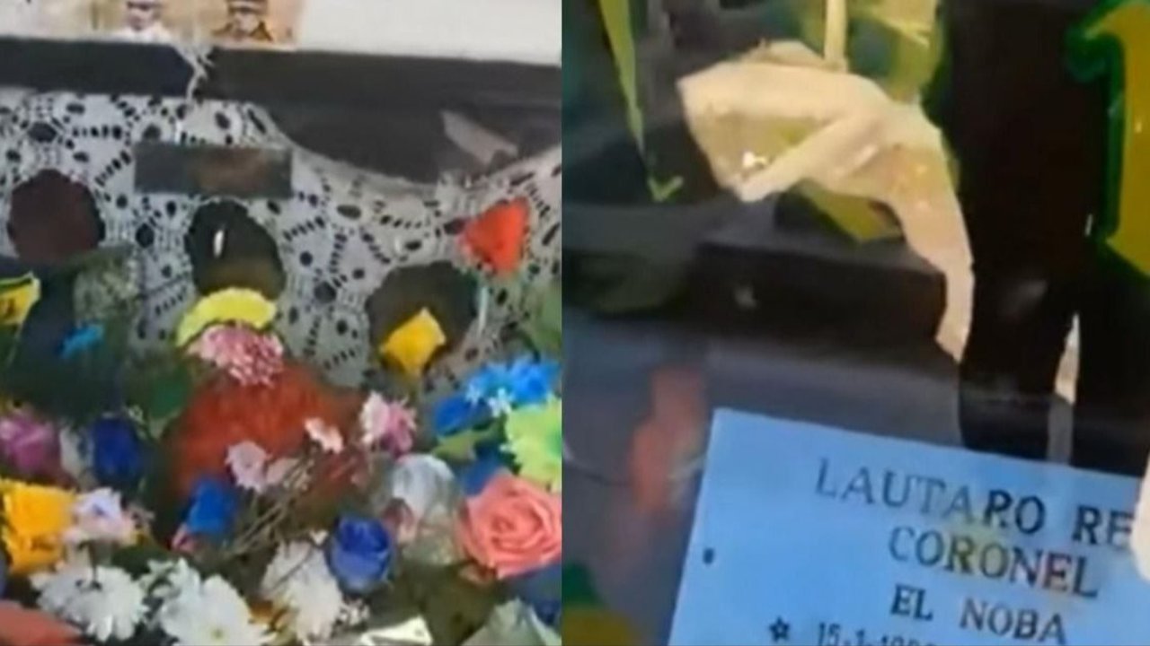 Muerte de El Noba. Video viral en redes sociales donde se escucha la voz de El Noba en el cementerio