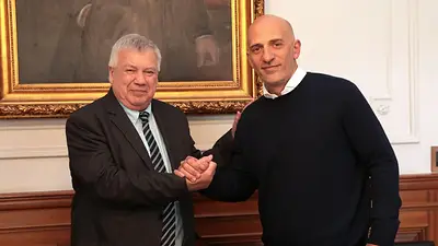 Ricardo Gelpi y Emiliano Yacobitti, nuevos rector y vicerretor de la UBA Ricardo Gelpi y Emiliano Yacobitti, nuevos rector y vicerretor de la UBA