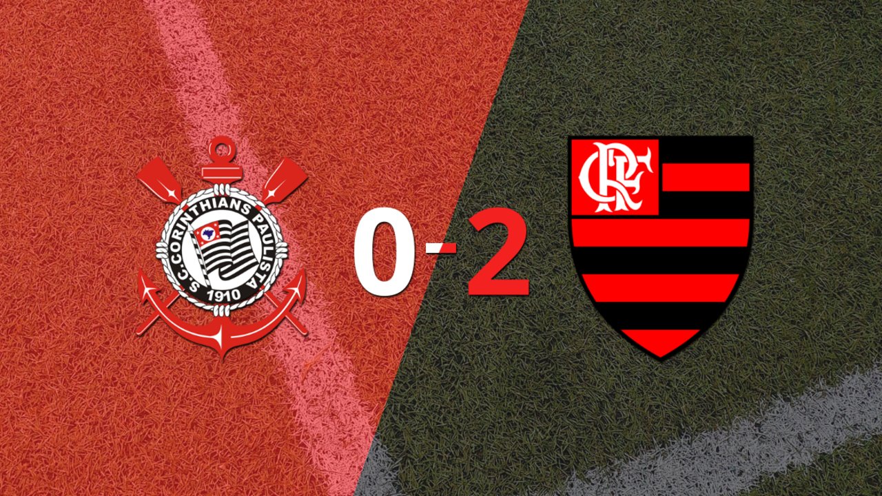 Triunfo 2-0 de Flamengo ante Corinthians por el Clásico del Pueblo