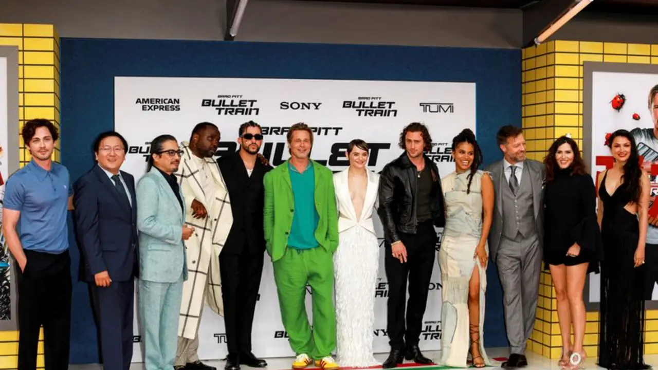 La película de acción de Brad Pitt "Bullet Train" llega a los cines a toda velocidad