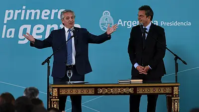 Alberto Fernández, en la jura de Massa como ministro: "La unidad del Frente de Todos es primordial" Alberto Fernández, en la jura de Massa como ministro: "La unidad del Frente de Todos es primordial"