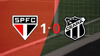 São Paulo le ganó en la ida a Ceará São Paulo le ganó en la ida a Ceará