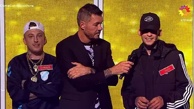 La inesperada propuesta de Tinelli a El Polaco y L-Gante. La inesperada propuesta de Tinelli a El Polaco y L-Gante.