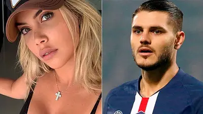 Wanda Nara y Mauro Icardi. Wanda Nara y Mauro Icardi.