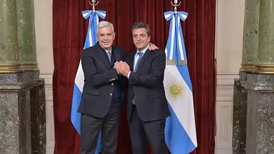 Retenciones y relación con el campo: la reunión entre Massa, Domínguez y Bahillo Retenciones y relación con el campo: la reunión entre Massa, Domínguez y Bahillo