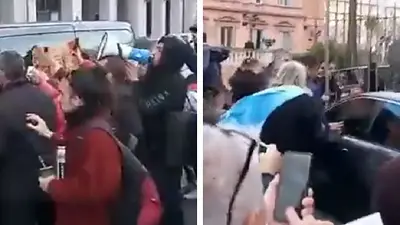 Denuncian a los agresores de la camioneta de Massa: "Están identificados" Denuncian a los agresores de la camioneta de Massa: "Están identificados"