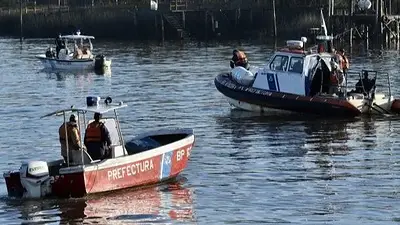 Choque de lancha en Río Luján Choque de lancha en Río Luján