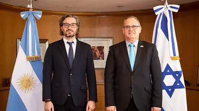 Argentina e Israel resaltaron el "excelente estado de la relación bilateral" Argentina e Israel resaltaron el "excelente estado de la relación bilateral"