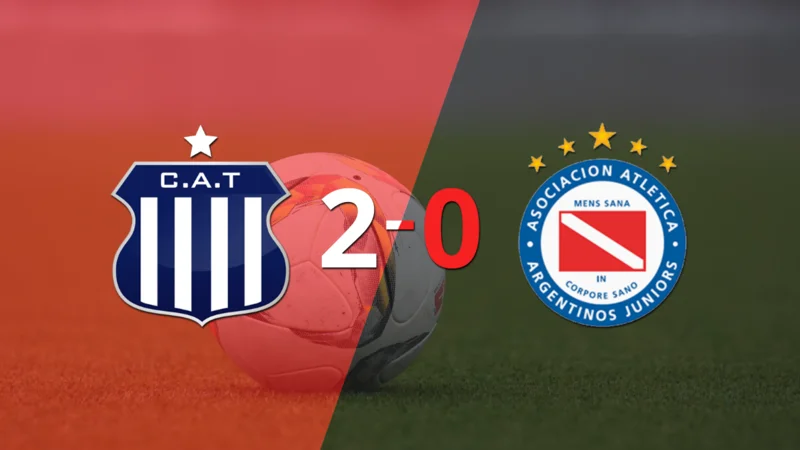 Talleres le ganó con claridad a Argentinos Juniors por 2 a 0