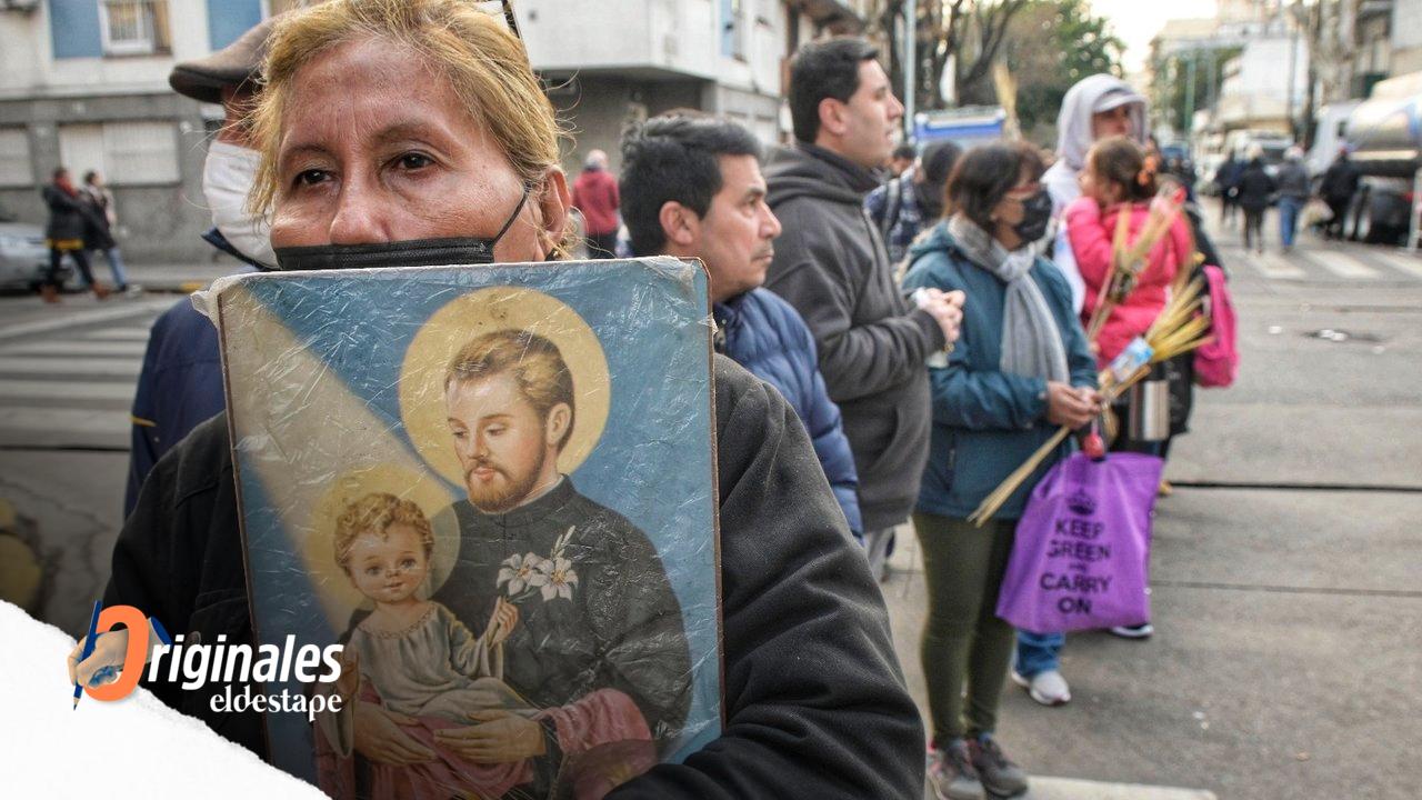 Día de San Cayetano: la vuelta al Santuario y los reencuentros en la calle después de dos años de pandemia