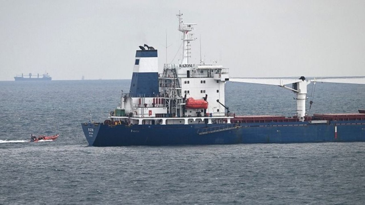 Llegó a Turquía el primer barco con granos ucranianos 