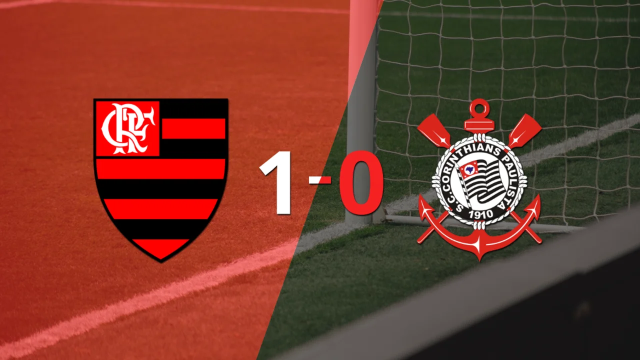 Flamengo pasó por encima a Corinthians, al vencerlo en el Clásico del Pueblo