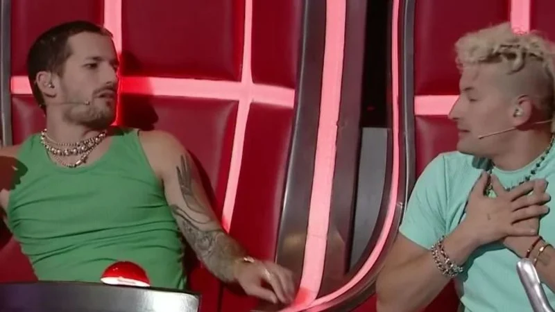 Mau y Ricky en La Voz Argentina. Mau y Ricky se pelearon en vivo en Telefe.