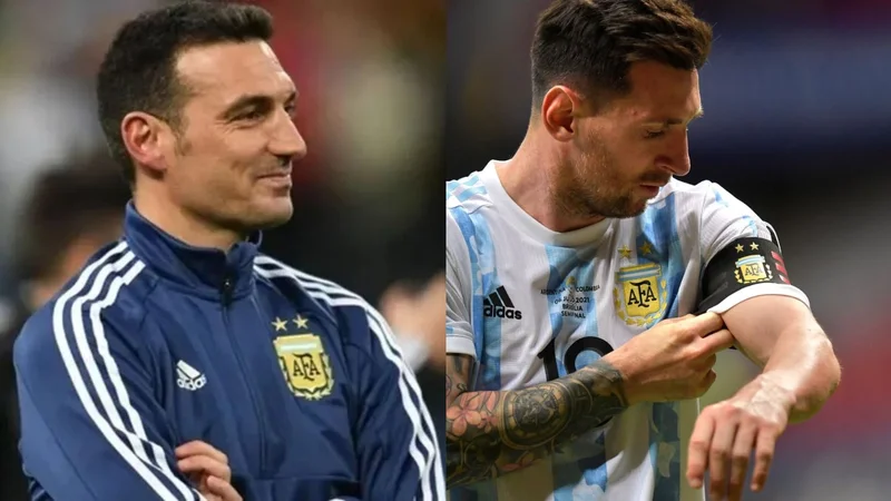 Lionel Scaloni Lionel Messi Selección Argentina