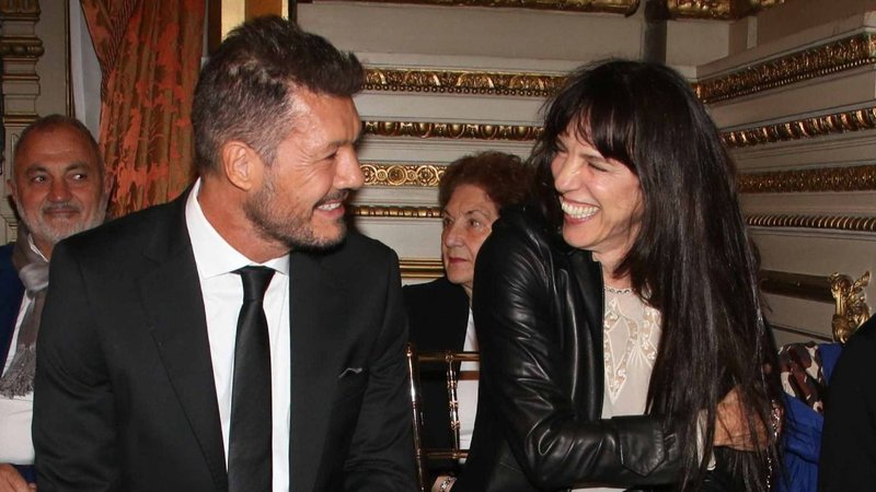 Paula Robles. Marcelo Tinelli