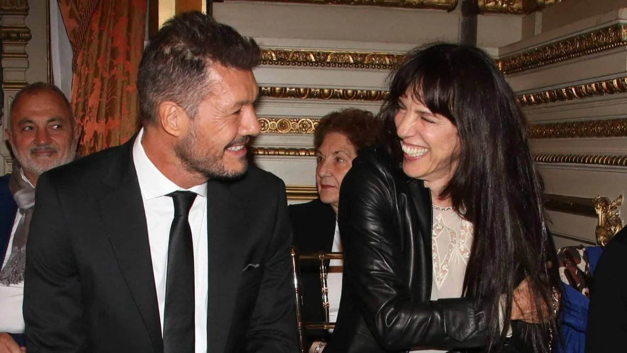 Marcelo Tinelli y Paula Robles