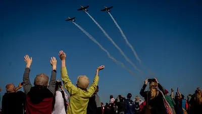 Más de tres millones de personas participaron este fin de semana del festival "Argentina Vuela" Más de tres millones de personas participaron este fin de semana del festival "Argentina Vuela"